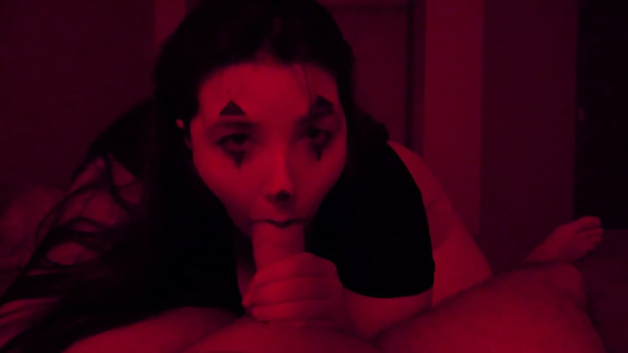 BBW klovnica siše i jebe veliki kurac