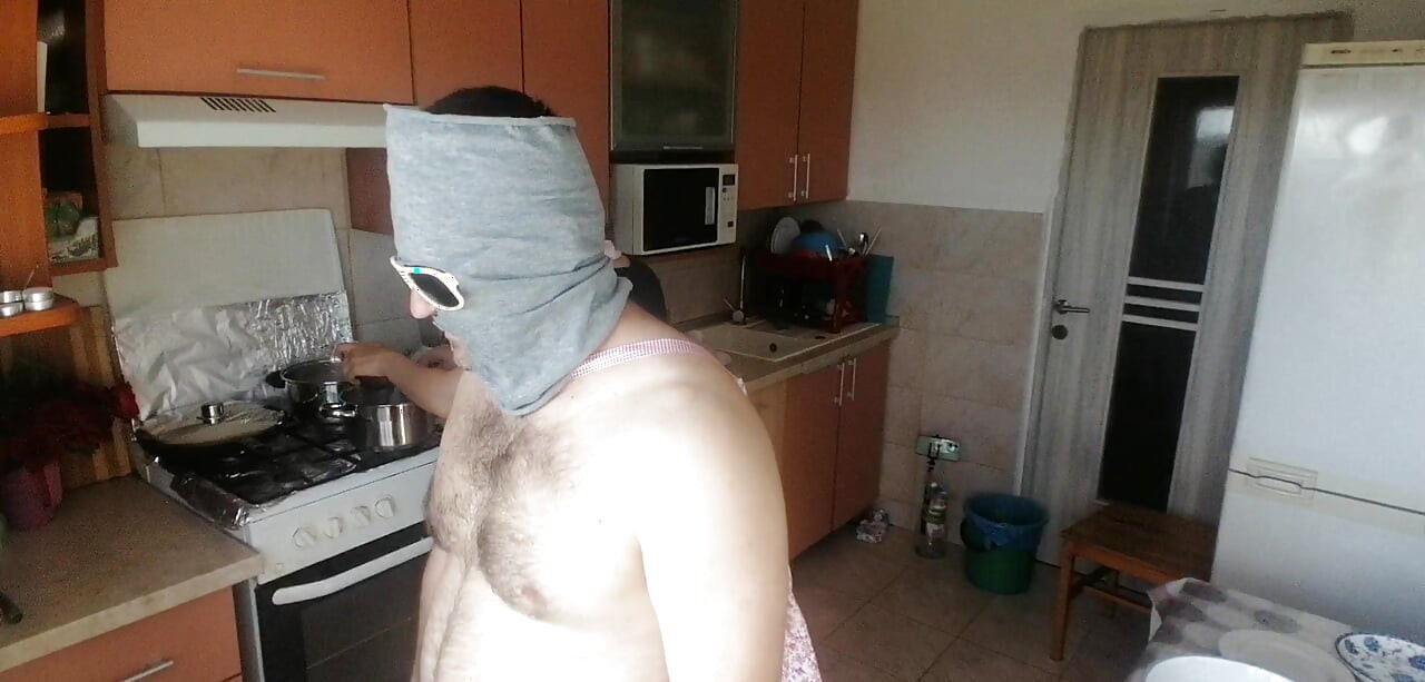 Amateur couple having crazy sex in the bedroom.