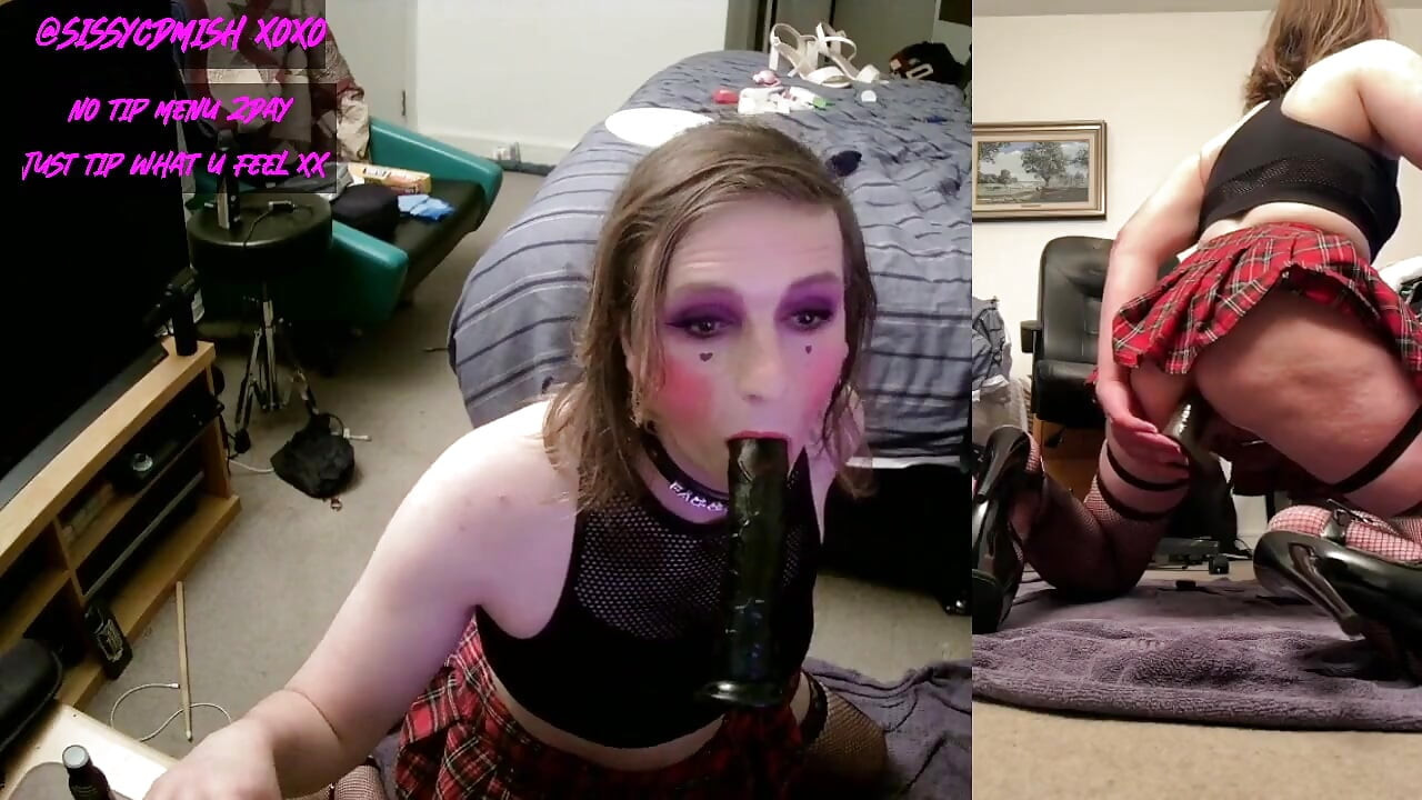 Sissycdmish - BBC Loving Slut in Fishnets and Heels