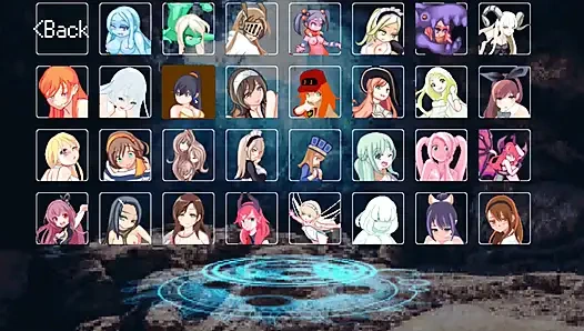 Хентай игра - Гравинг гравюза - соблазнение крепости Суккуб все сцены H - Pixel хентай