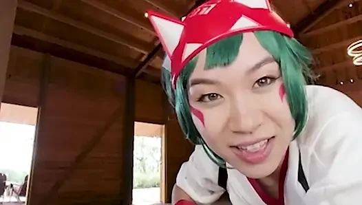 VRCosplayX kimmy kim als OVERWATCH 2 KIRIKO will Missverständnisse mit reiner leidenschaft glätten teil 1