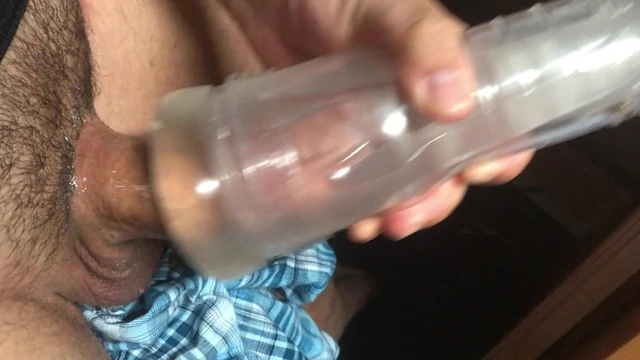 Fleshligh jerk off with cumshot