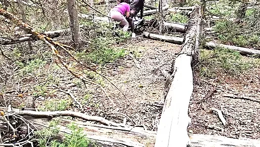 Outdoor Bigdick Blowjob