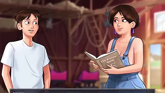 Summertime saga: the nurse helped Johannes