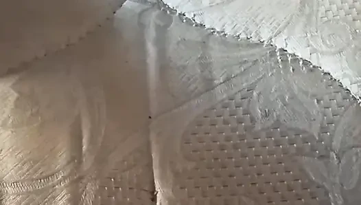 Trying hard to put all the candle in my ass