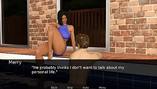 Project hot wife, learning to swim