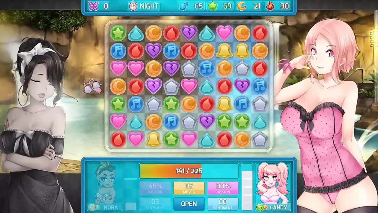 Huniepop 2 - double rendez-vous - partie 4, beauté arabe sexy par Loveskysan