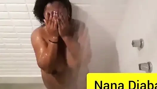 Busty Woman Showering