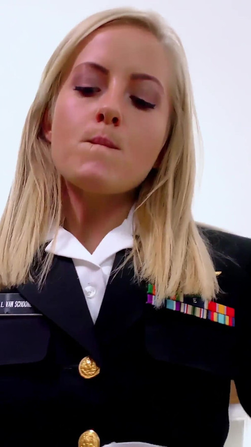 Blonde Officer Sicilia Sucks Huge Dick And Fucks In POV! | Clip 2