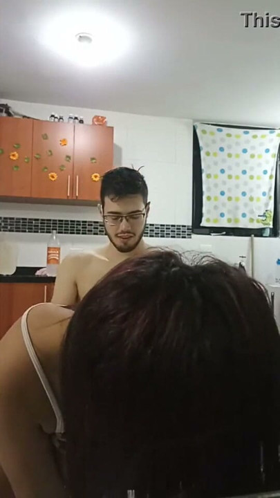 Fucking I fuck the 18 year old teen brunette stepsister with big saggy tits her pussy is very soft and wet I put my big | Clip 1