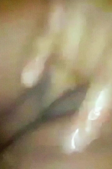 I Am Standing in the Dim Light at Midnight, I Finger in My Own Pussy and Cum a Lot