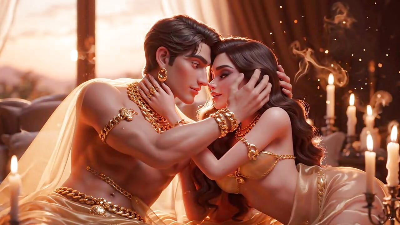 Extreme Close-Up Desi Kissing – Gold Jewelry Mein Sexy Indian Girl Aur Handsome Boy Ki Full Romantic Night