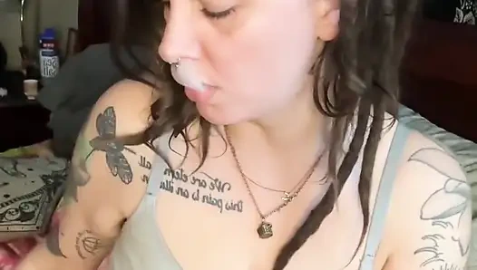 Virtual Smoking Sex, Riding POV and Drooling with Chery Trees