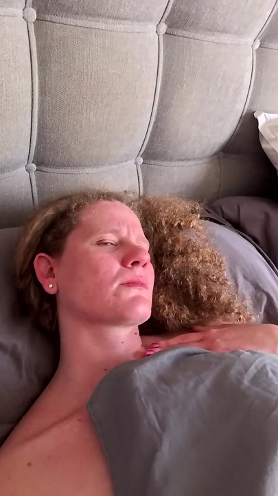 MILF Masturbating Early Morning After Waking up