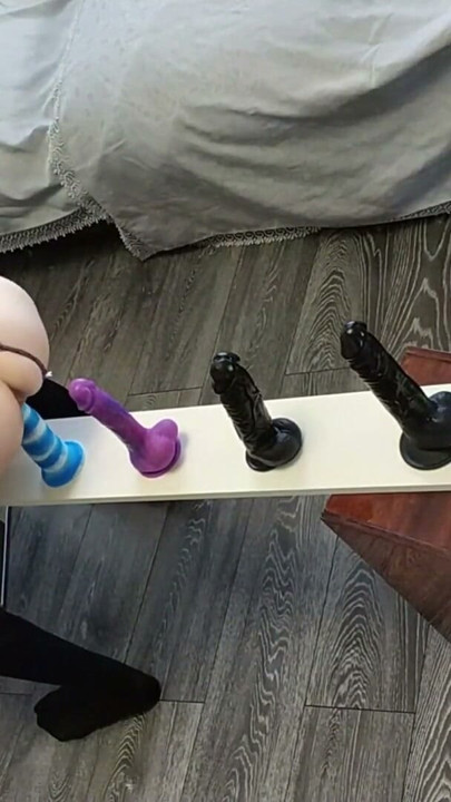 Dildo Test Challenge. Which one would be BEST of the BEST? | Clip 1