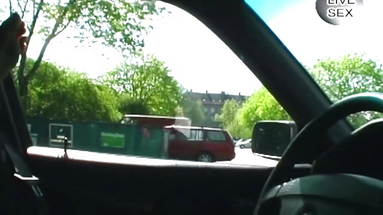 Babe Pounds Wet Pussy with Blue Dildo in Car