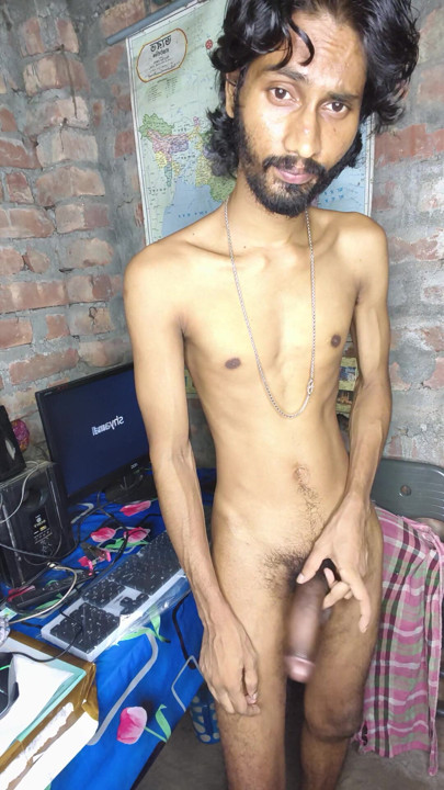 Empty room and me naked