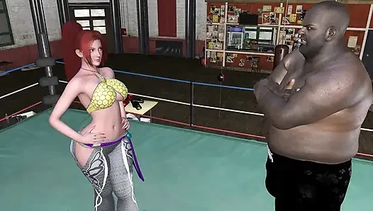 Tekken Ateşli Christie Büyük Zenci Tarafından Sikiliyor