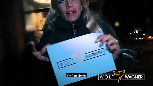 Hot German MILF Harleen Van Hynten lets modern-day tarzan cum on her big fake tits! Wolf Wagner