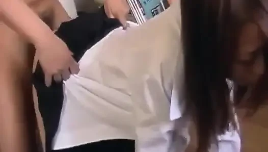 Japanese Cute Girl Got to Have Some Alone Time with Her Boyfriend