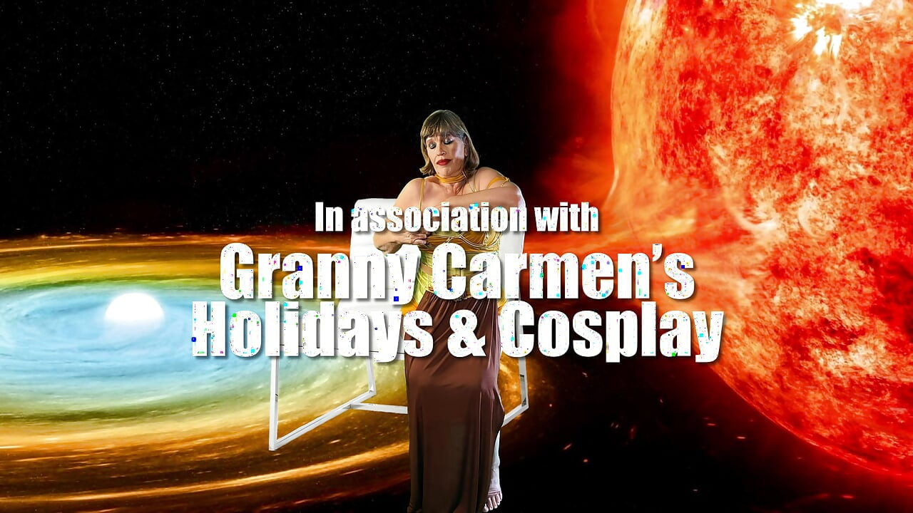 Granny Carmen's Slave Princess Leia's Darth Vader Fantasy Fuck & Creampie! 72125CAMS126M