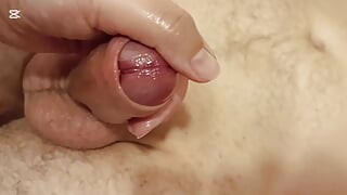 The penis is strongly massaged