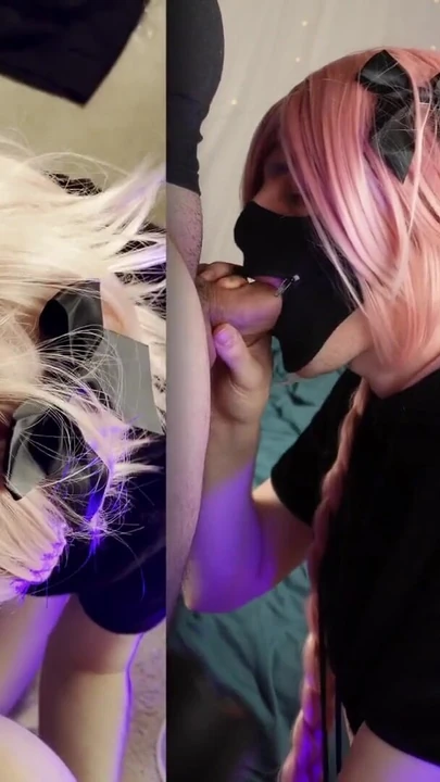 Momento imprescindible de "Linda femboy chupando hermanastro y follada duro - NagisaIf"