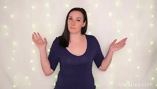 Rock paper scissors JOI game - Clara Dee