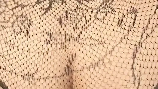 Big ass in lingerie makes him cum fast