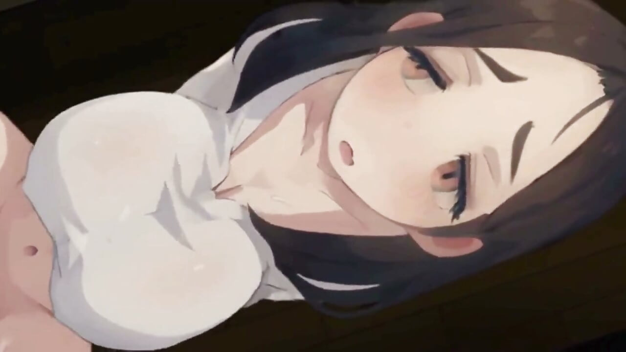 Hentai-spel - de vrouw met grote borsten van mijn buurman neuken - Ntrex