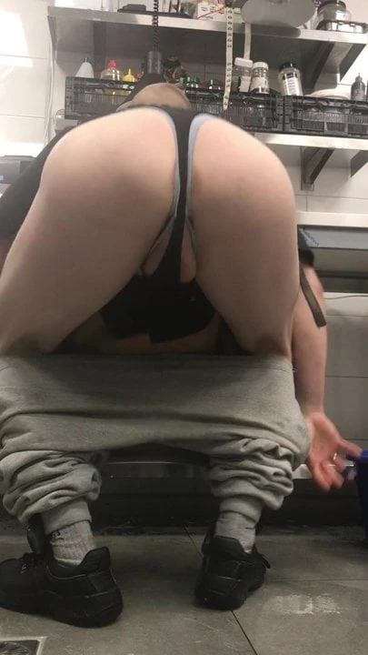 Me doing naughty at work when no one looks
