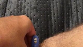 Playing with my ass and hairy balls