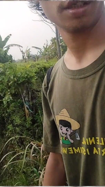 A young man's journey to the rice field where he is urinating again | Clip 2