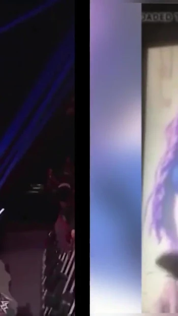 Powerful moment from "WWE Sasha Banks Cum Compilation"