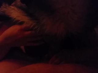 Dreamkitty, in white fur, Tittyfuck and Blowjob