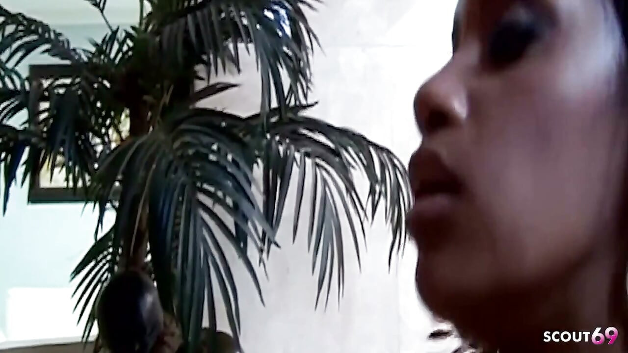 Ebony Teen Mercedez Getting Fucked by Thick Black Cocks in a Threesome