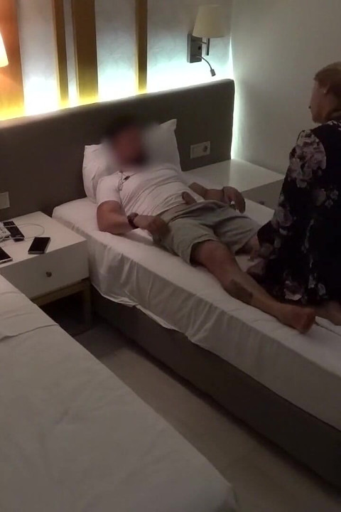 Step-mother Fucked by Step-son in the Hotel Room
