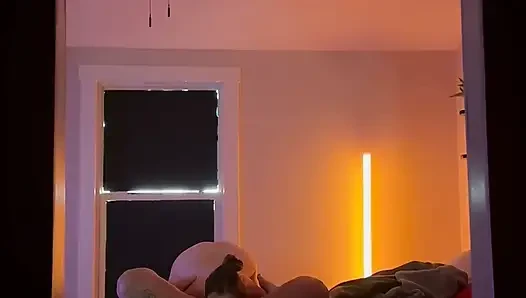 (MissAndDom) POV: You’re our Roommate and you Walked in on us Eating Each-Other out and Scissoring