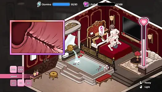 Hentai Game – Busty Police Woman Sex - Immoral Bathhouse