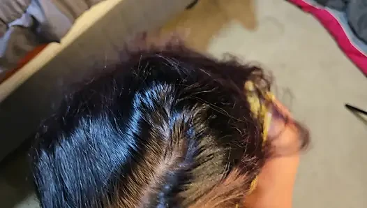 18 Year Old Sucking Stepdads Cock Tits Out POV