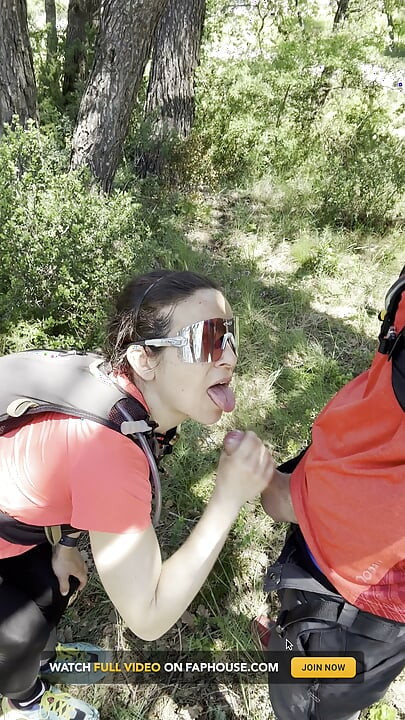 Blowjob While Hiking