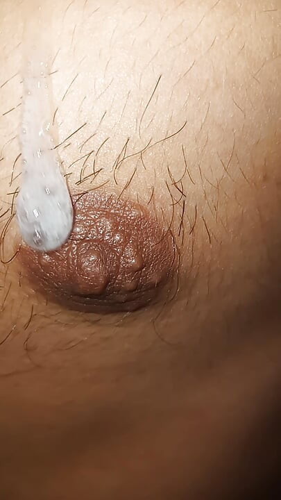 Slim man grabs his penis as a toy and starts masturbating all the time he was in the bathroom while they were not at home alone