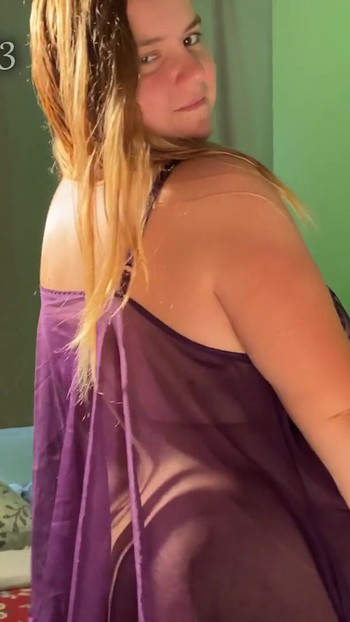 Stunning moment from "Domme Marie Pussy and Nipple Flash -  POV Femdom Dirty Talking BBW - Hitachi Vibrator Tease - Sheer"