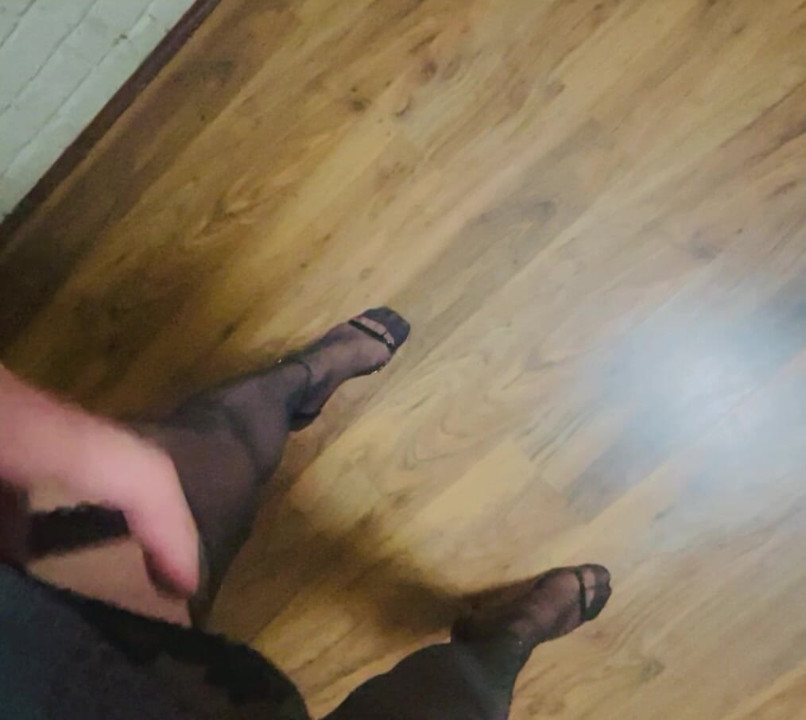 Walking in my stilettos