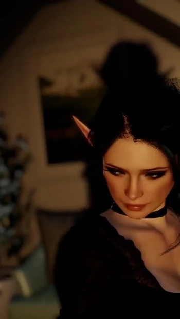 Spectacular moment from "He Saw His Hot Brunette House Elf Using Dildo"
