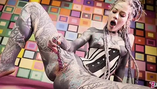 Anuskatzz ingin semua lubangnya digunakan