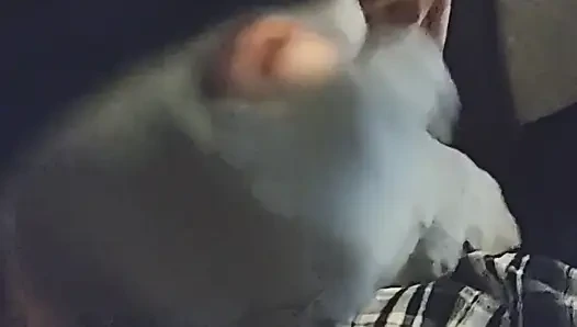 Handjob kaus kaki slow-mo