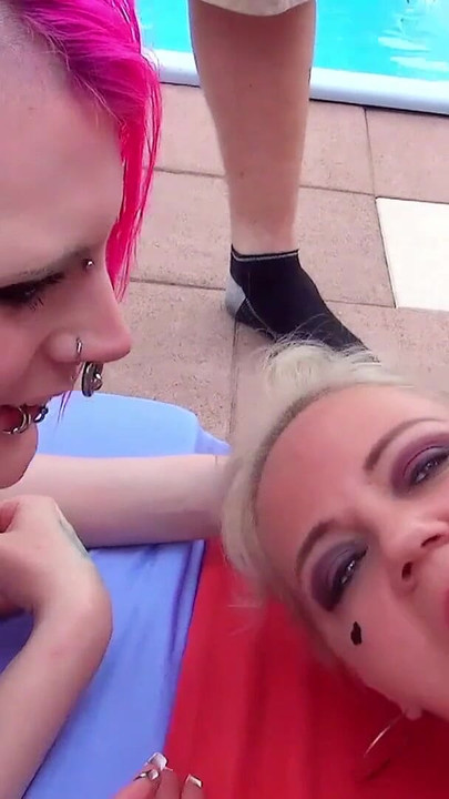Memorable moment from "Lactating Punk Girl Laura and MILF in Creampie Gangbang Sex"