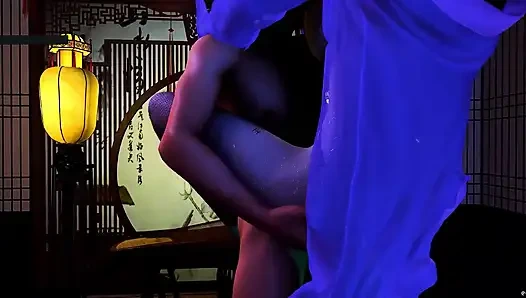 The Virtual Glow Goddess of Desire - 3D Animation Hentai