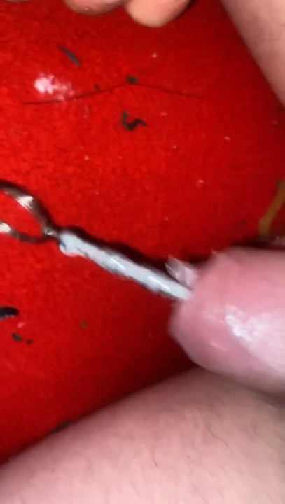 Urethral insertion hardcore peehole penetration dick cbt